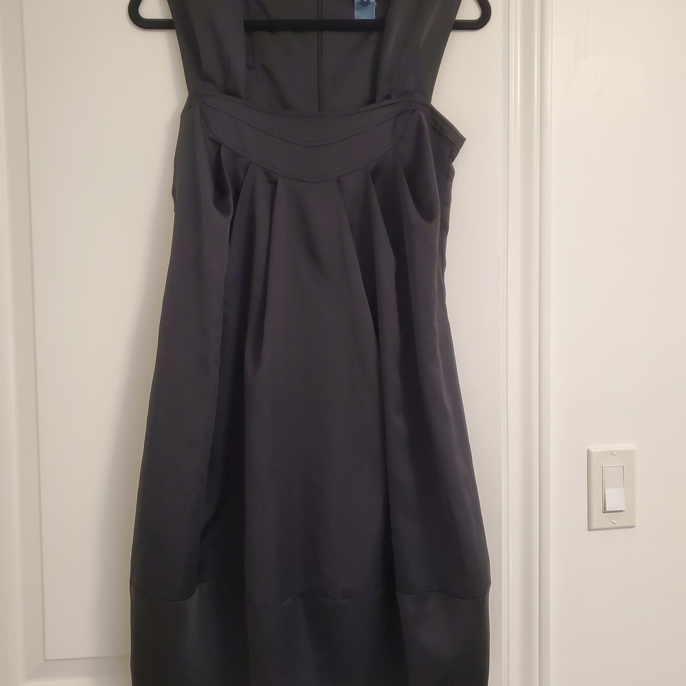 French Connection Black Sleeveless Mini Dress With Pockets
